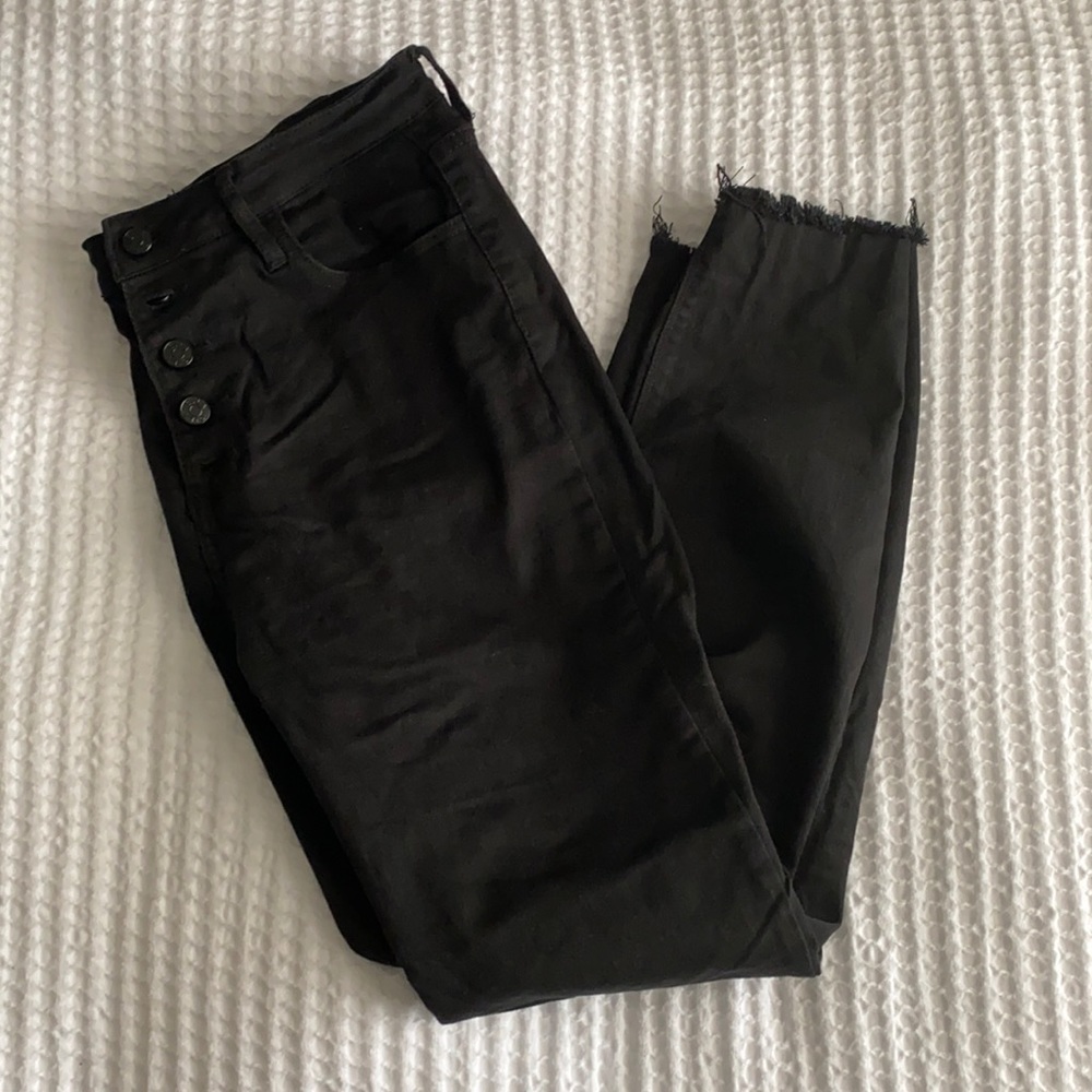 Carly Jean Women's Black Skinny Jeans